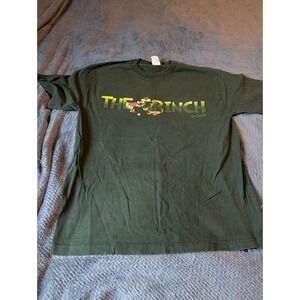 Vintage Y2K‎ Dr. Seuss The Grinch T shirt greem size Large